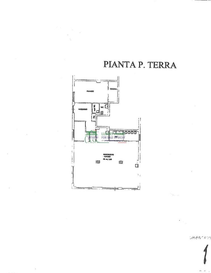 Negozio in Via Sacro Cuore 131, Modica, {3} - Planimetria 1