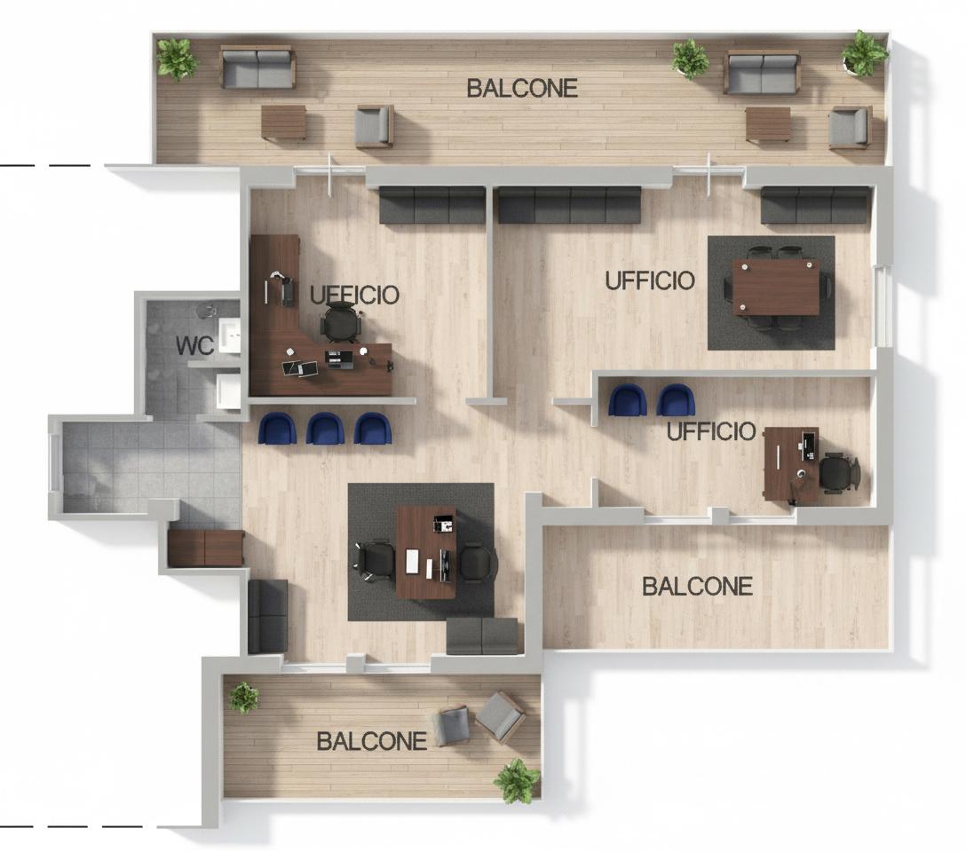 Ufficio in Strada della Romagna  1/1, Gradara, {3} - Planimetria 1