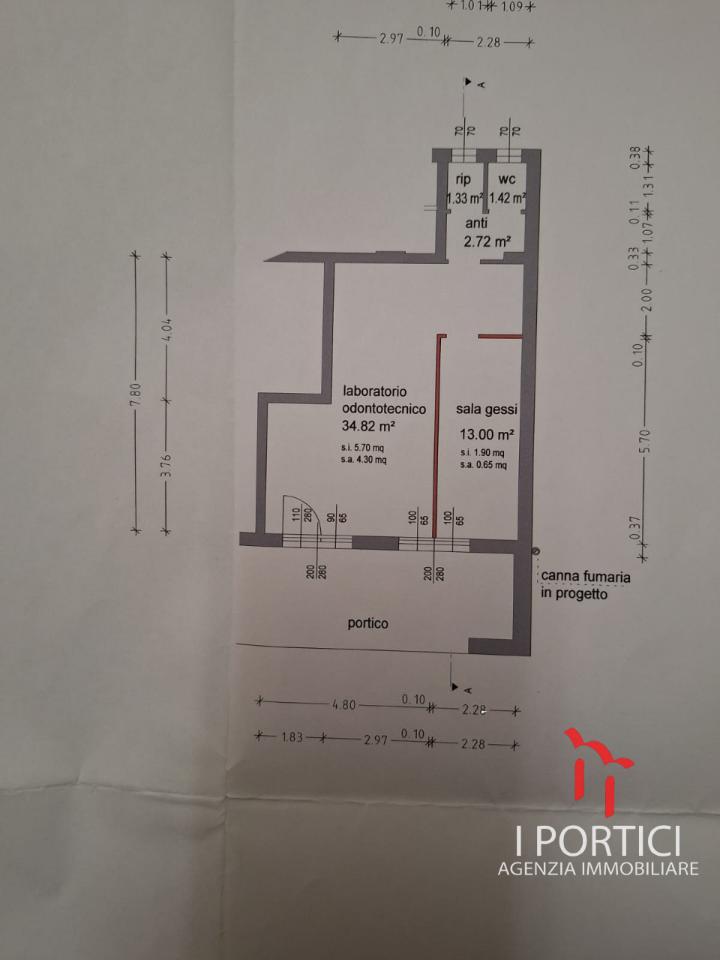 Negozio in Via Giotto 88d, Scorze', {3} - Planimetria 1