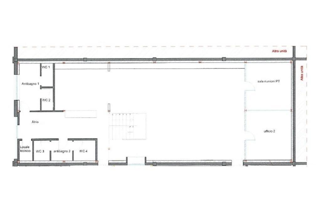Ufficio in Via Secondo Cremonesi 4, Lodi, {3} - Planimetria 1
