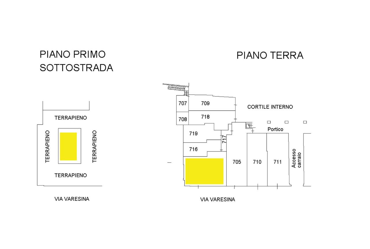 Negozio in Via Varesina 47, Como, {3} - Planimetria 1