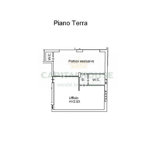 Ufficio in Piazza Matteotti 57, Caserta, {3} - Planimetria 1