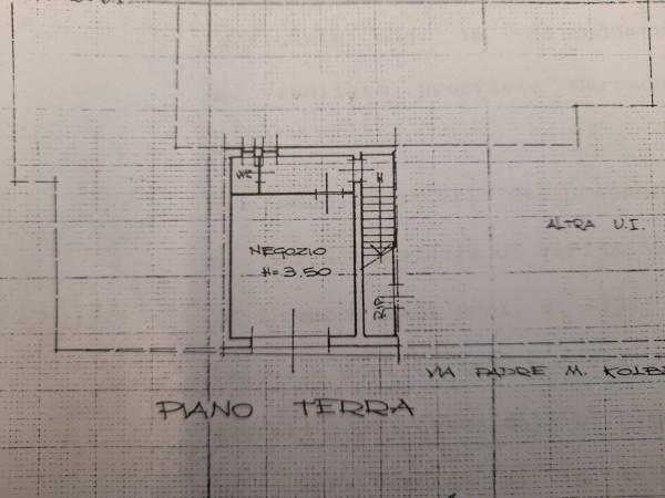 Negozio in Via Padre Massimiliano Kolbe, Pesaro, {3} - Planimetria 1