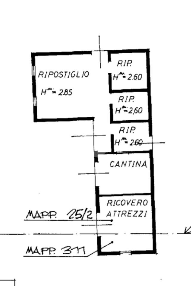 Magazzino in Via Villanova 16, Saonara, {3} - Planimetria 1
