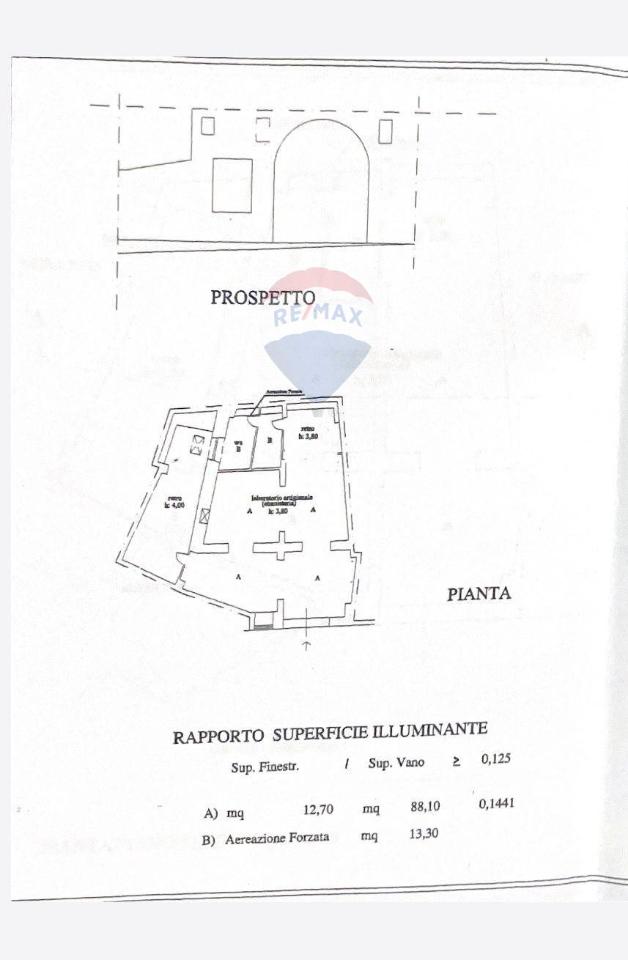 Laboratorio in Via Sacchero 30, Catania, {3} - Planimetria 1