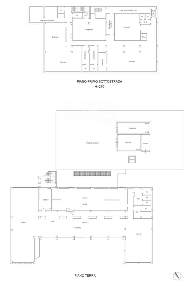 Albergo in Via Arturo Tosi 9, Fano, {3} - Planimetria 1