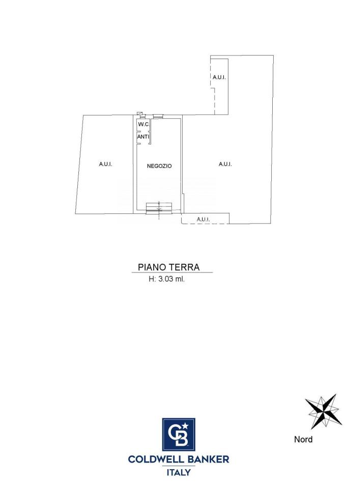 Negozio in Via Lagomaggio 121, Rimini, {3} - Planimetria 1