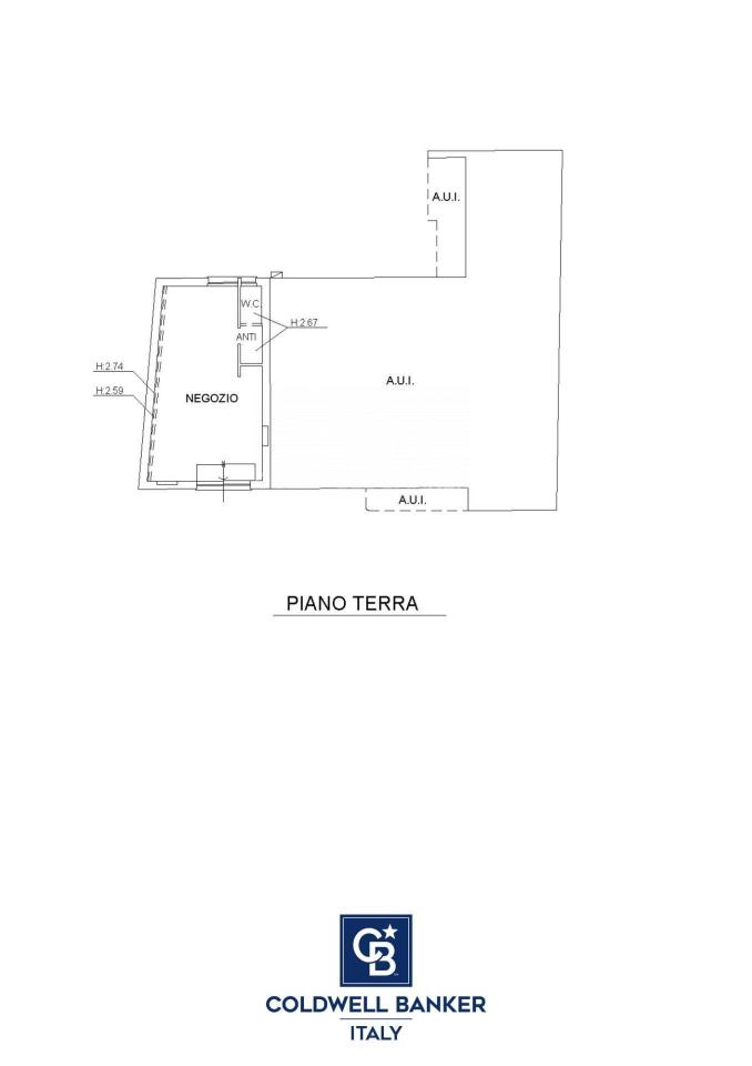 Negozio in Via Lagomaggio 121, Rimini, {3} - Planimetria 1