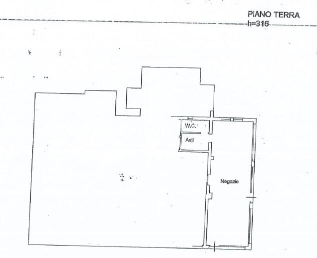 Locale commerciale in Cristoforo Colombo 7/a, Jesolo, {3} - Planimetria 1