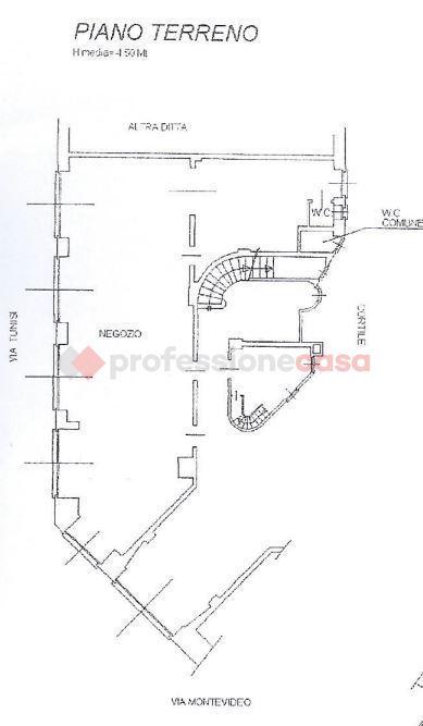 Negozio in Tunisi 106, Torino, {3} - Planimetria 1