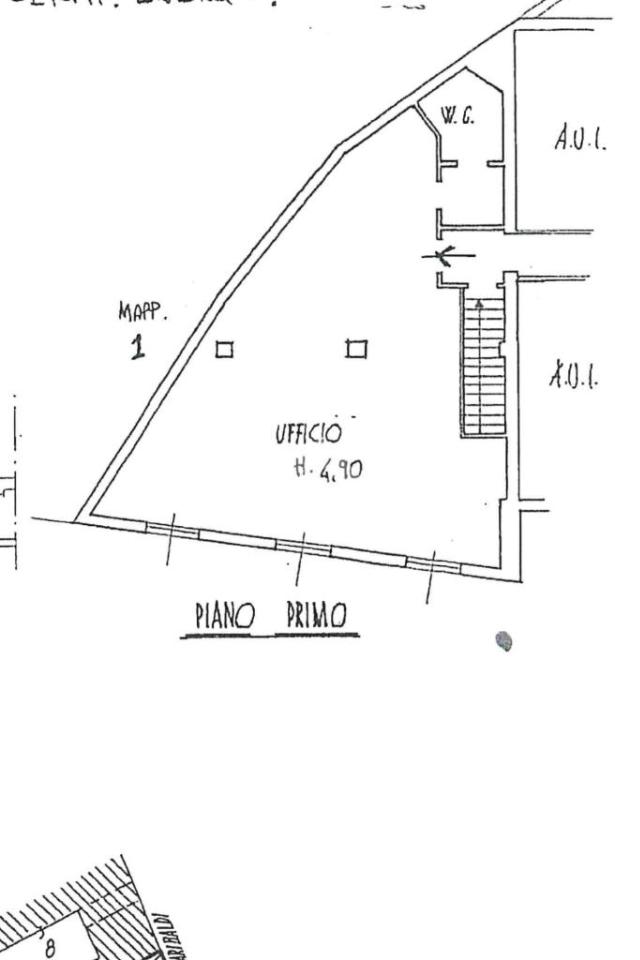 Ufficio in Via Giuseppe Verdi 12, Legnano, {3} - Planimetria 1