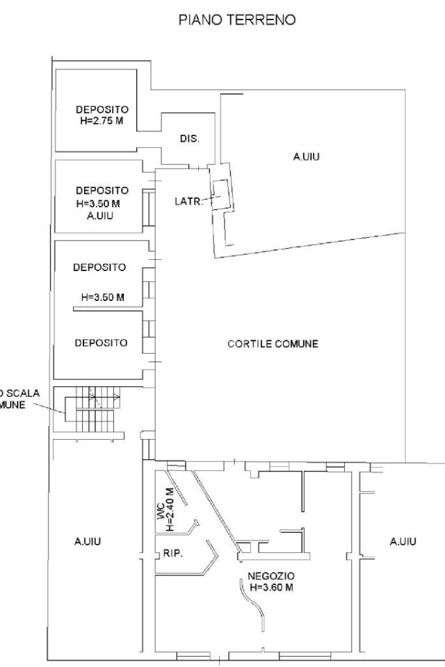Negozio in Via Dante Alighieri 14, Legnano, {3} - Planimetria 1