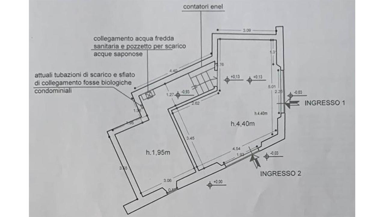 Negozio in Viale Aleardi, Firenze, {3} - Planimetria 1