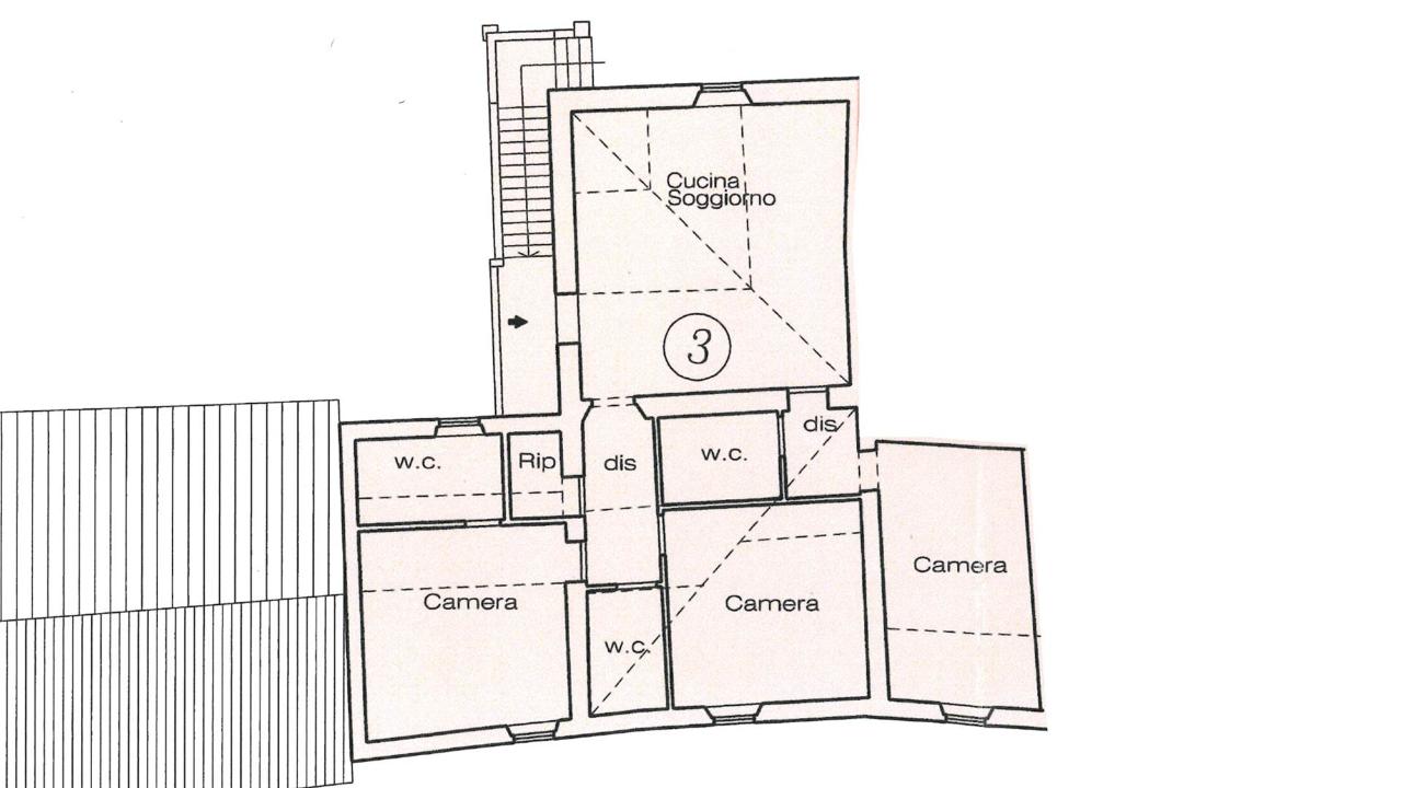 Quadrilocale in Via Galvani, Montespertoli - Planimetria 1