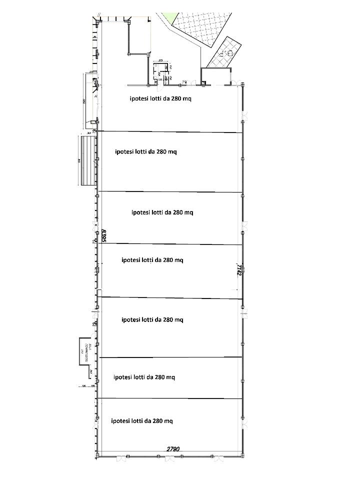 Capannone in , Cumiana, {3} - Planimetria 1