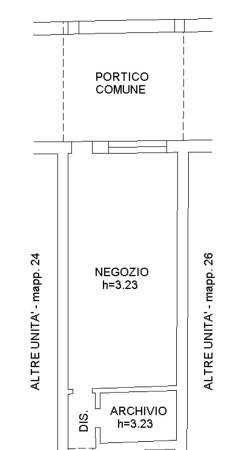 Negozio in Via Mazzini, Castel San Pietro Terme, {3} - Planimetria 1