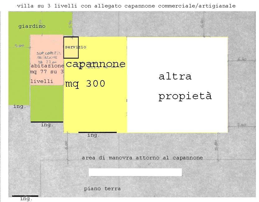 Palazzina commerciale in Via Mulini, Travagliato, {3} - Planimetria 1