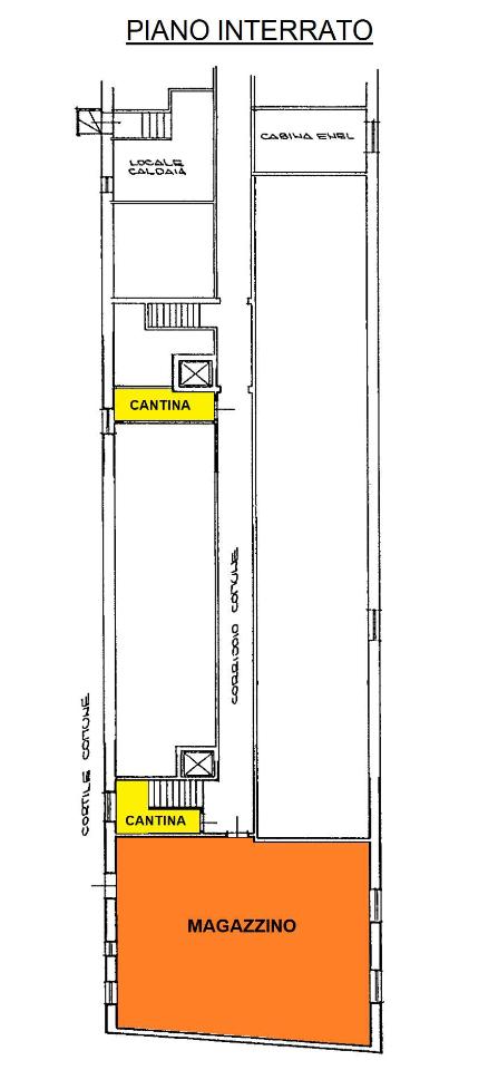 Magazzino, Pinerolo - Planimetria 1