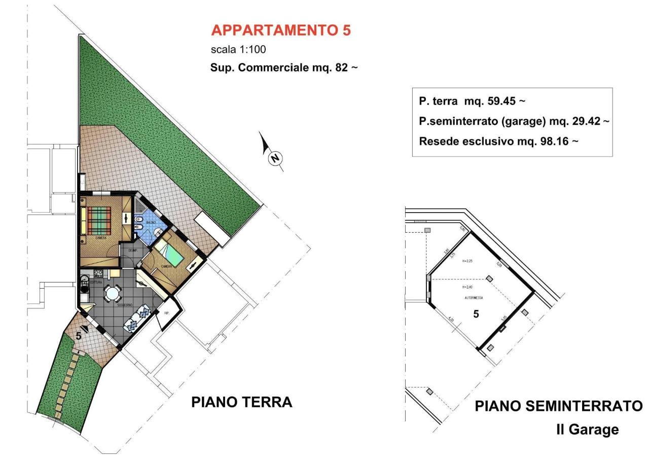 Trilocale in Via Casarsoli, Montespertoli - Planimetria 1