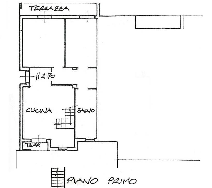 Terraced house in Via Bassi, Montespertoli - Planimetry 1