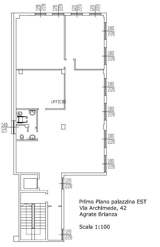 Ufficio in , Agrate Brianza, {3} - Planimetria 1