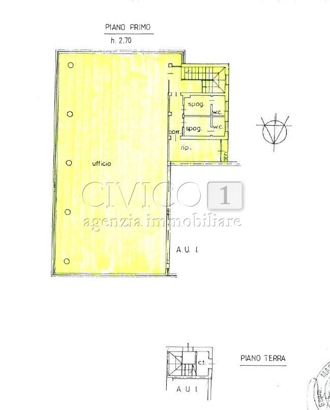Palazzina commerciale in Via Italia Unita 1, Torri Di Quartesolo, {3} - Planimetria 1