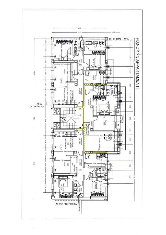 Attico in vendita, Via Sebastiano Fabroni 7, Arezzo - Planimetria 1