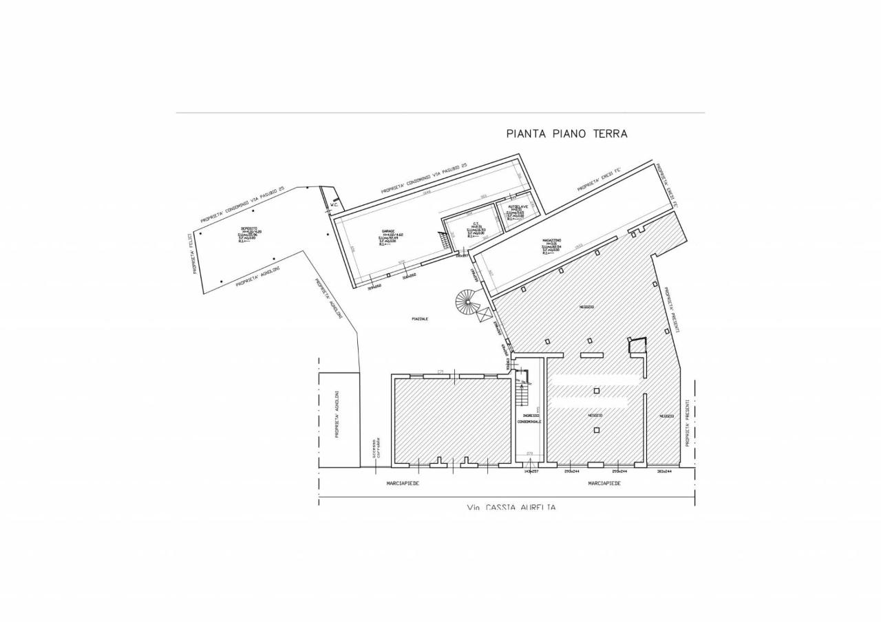 Palazzina commerciale in vendita, Via Cassia Aurelia I 80, Chiusi - Planimetria 1