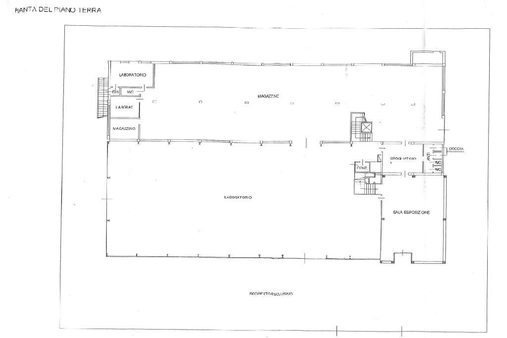 Capannone in Via Rovere 33, Masera' Di Padova, {3} - Planimetria 1