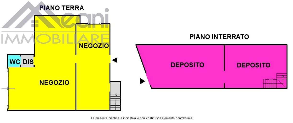 Negozio in Via Fizzonasco, Pieve Emanuele, {3} - Planimetria 1