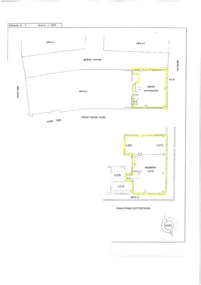 Negozio in Corso Mazzini 54, Faenza, {3} - Planimetria 1