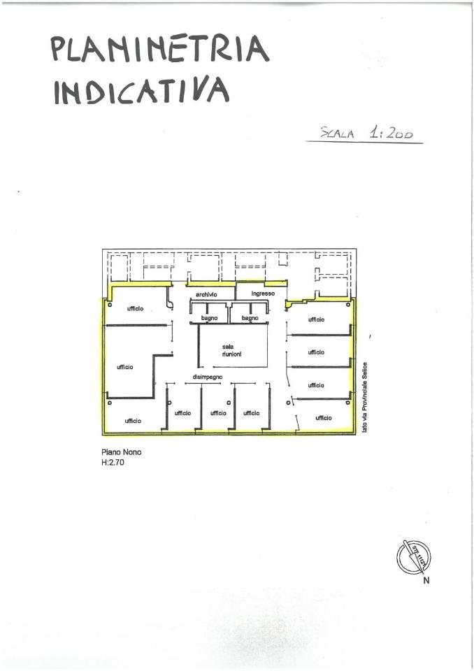 Ufficio in Via Selice 51, Imola, {3} - Planimetria 1