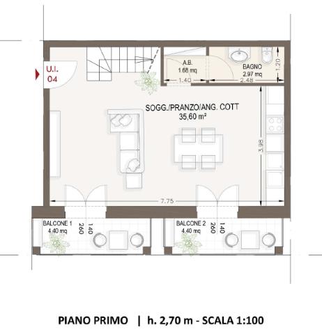 Dreizimmerwohnung in Strada Statale 1 278, Luni - Foto 1