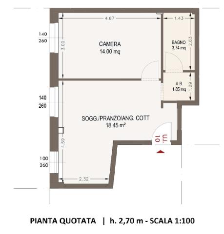 2-room flat in Strada Statale 1 278, Luni - Photo 1