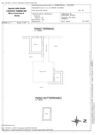 Tempo libero in Via Croce di Città 80, Aosta, {3} - Planimetria 1