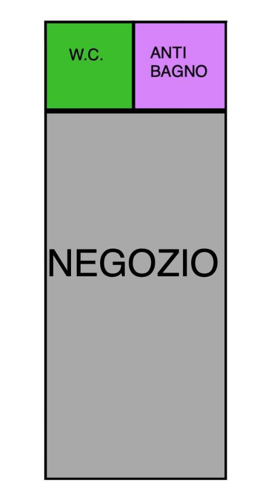 Negozio in Viale Alberti, Ravenna, {3} - Planimetria 1