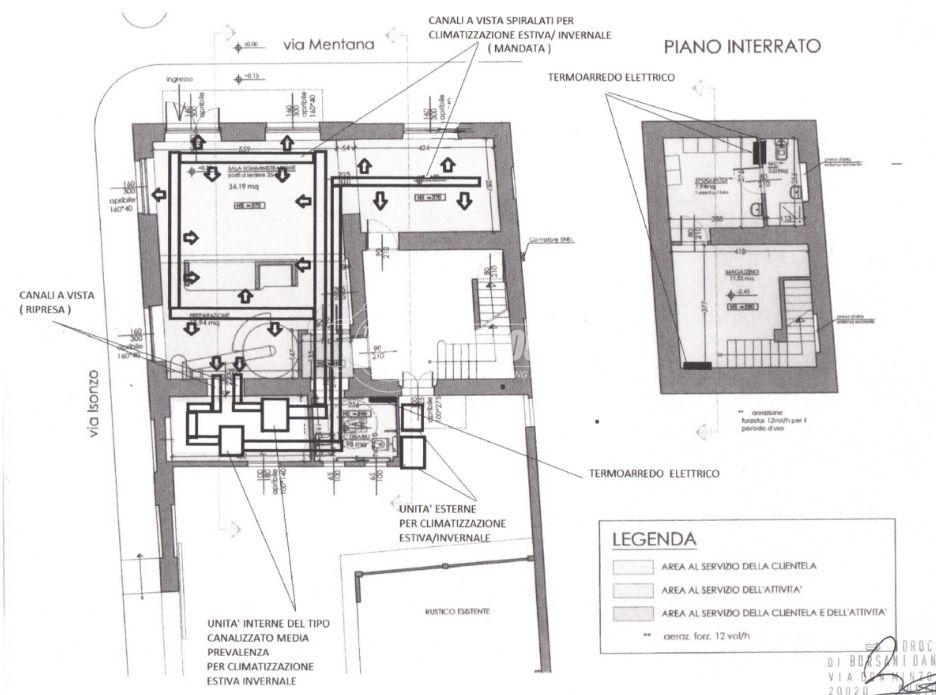 Negozio in Via Mentana 21, Busto Arsizio, {3} - Planimetria 1