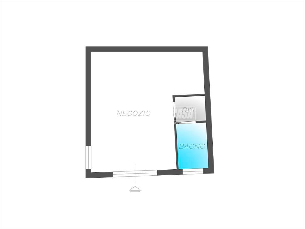 Negozio in Via Porta Nuova, Pavia, {3} - Planimetria 1