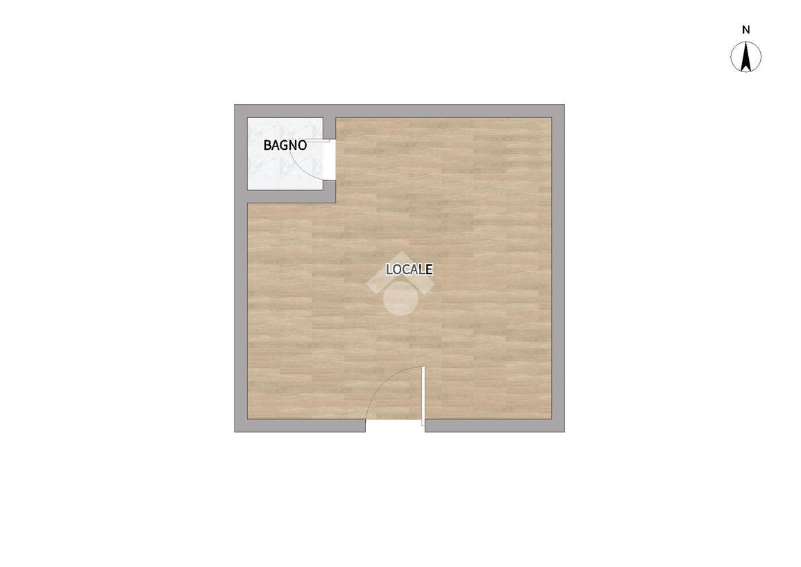 Negozio in Via Monte Bianco 26, Napoli, {3} - Planimetria 1