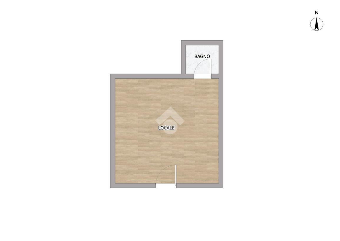 Negozio in Via Monte Bianco 24, Napoli, {3} - Planimetria 1