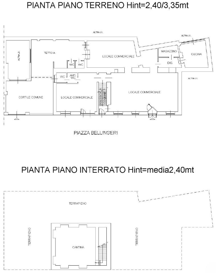 Negozio in Piazza Bellingeri 7, Alpignano, {3} - Planimetria 1