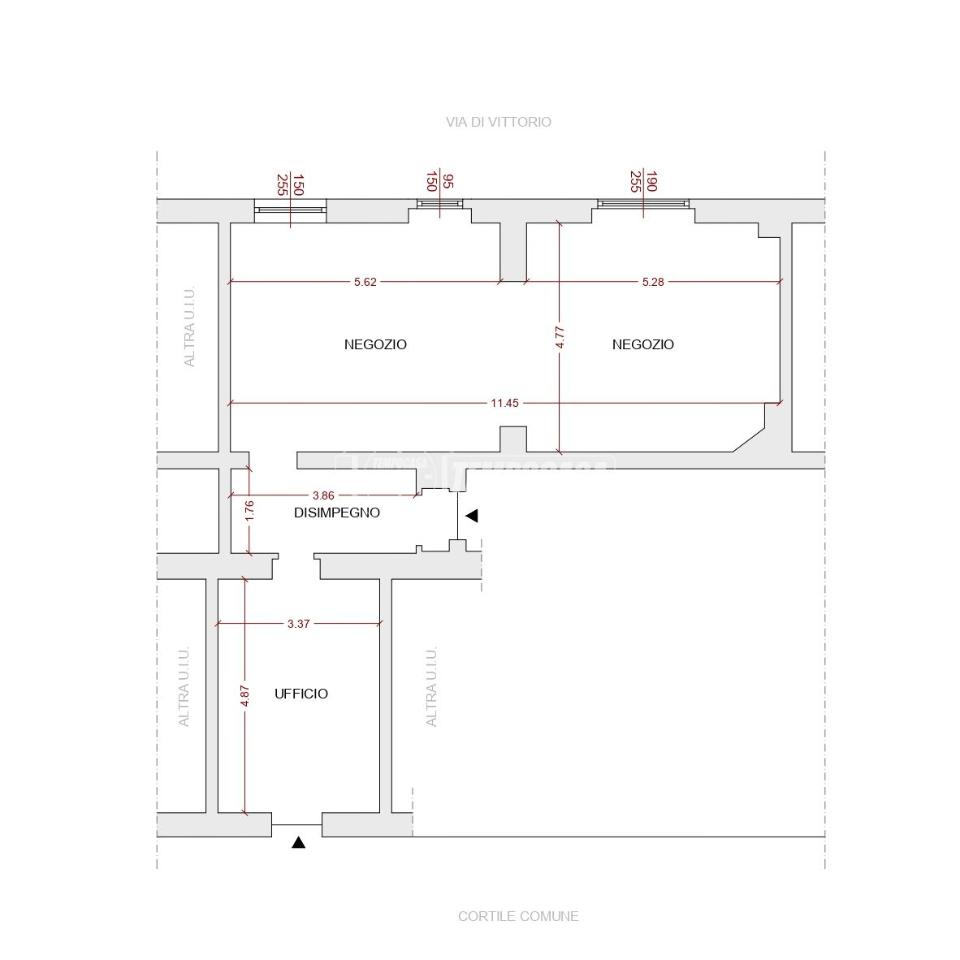 Negozio in Via Molino Tuono 11, Sesto San Giovanni, {3} - Planimetria 1
