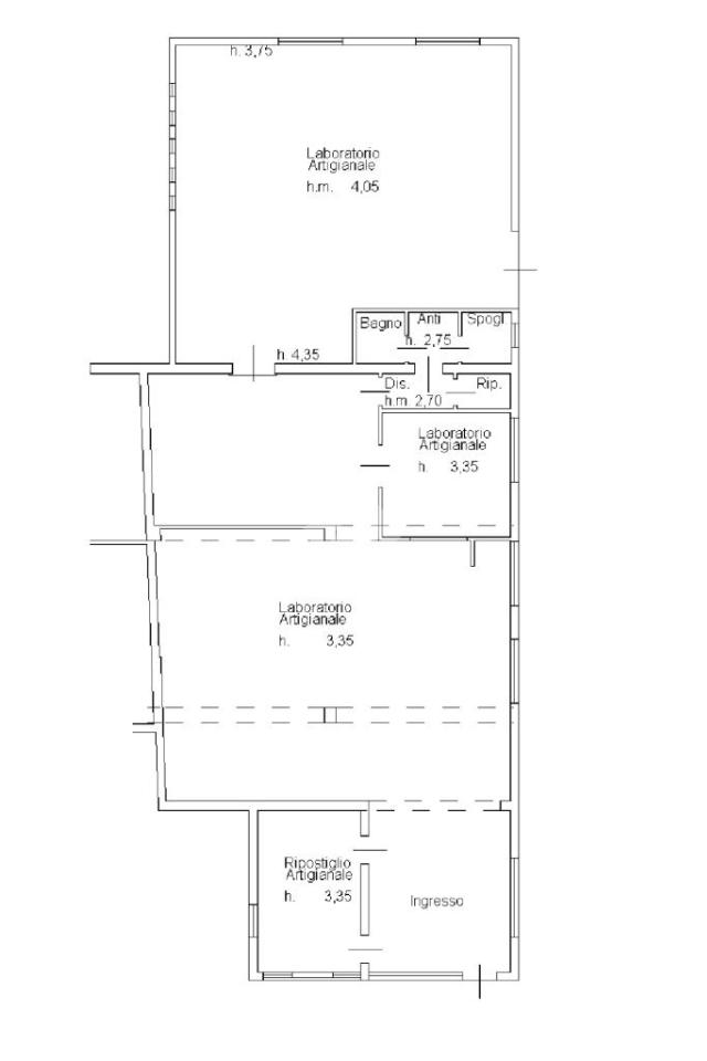 Laboratorio in Via Sarmazza Sinistra, Vigonovo, {3} - Planimetria 1