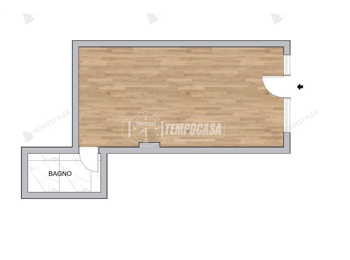 Negozio in Via Fabrizio Luscino  37, Roma, {3} - Planimetria 1