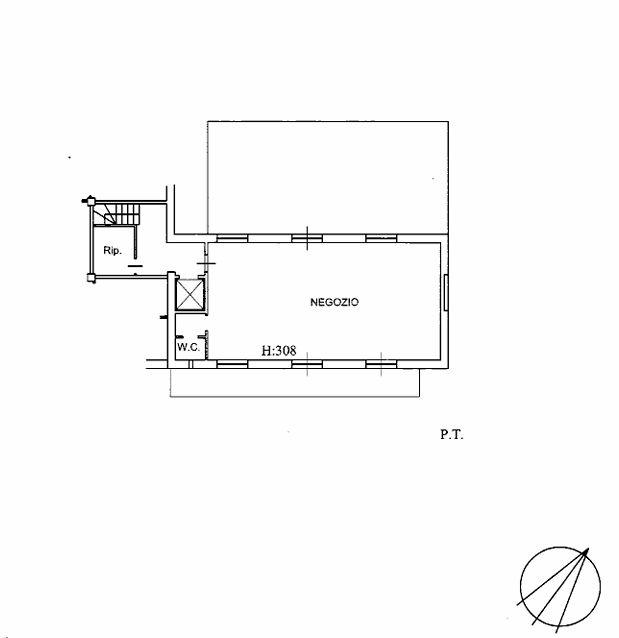 Negozio in Via Macerata, Monte San Giusto, {3} - Planimetria 1