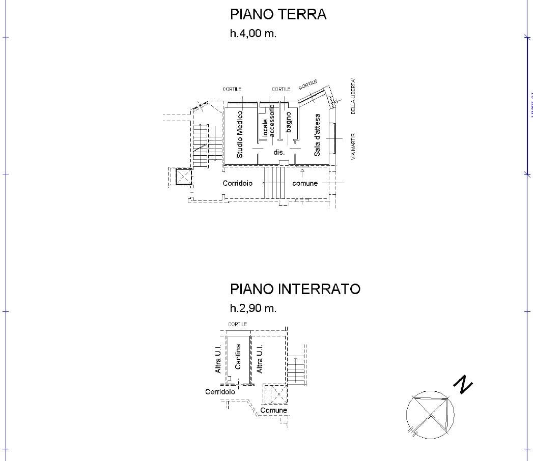 Ufficio in Via Martiri della Libertà 7, Moncalieri, {3} - Planimetria 1