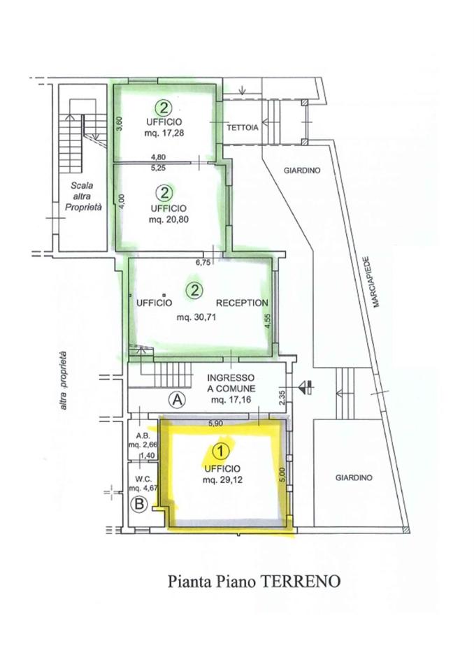 Ufficio in , Poggibonsi, {3} - Planimetria 1