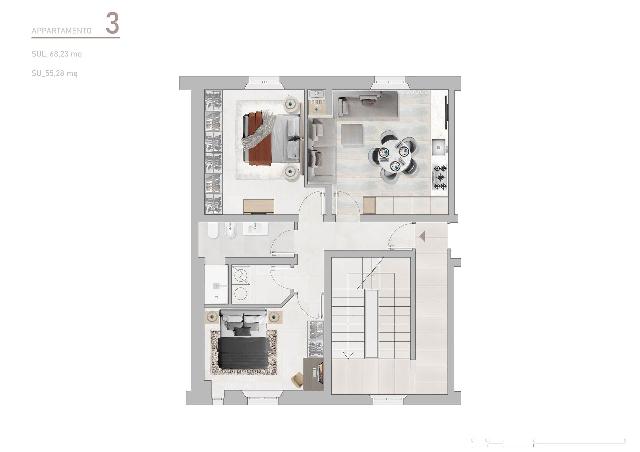 3-room flat, Poggibonsi - Photo 1