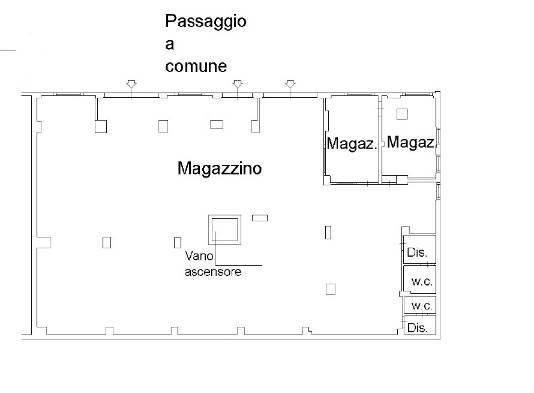 Magazzino in , Firenze, {3} - Planimetria 1