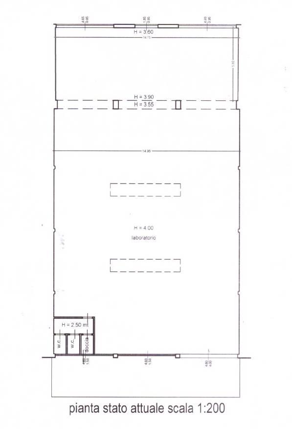 Laboratorio in , Signa, {3} - Planimetria 1